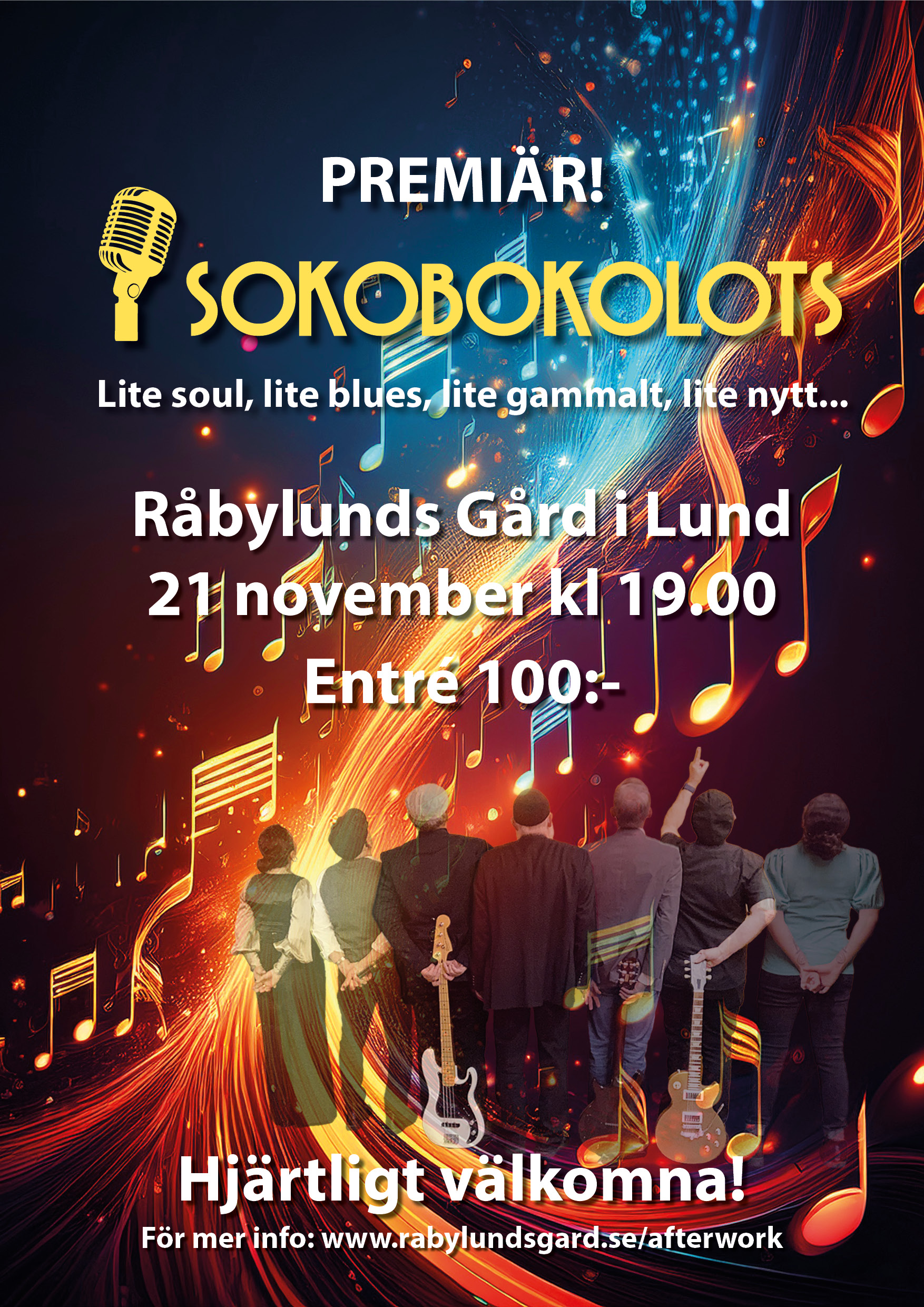 Inbjudan till spelning 21 November 2025